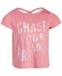 ID IDEOLOGY Little Girl Chase Your Dream Graphic Top Pink Size 6X